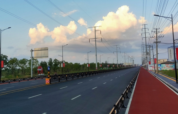 提升改造完成后的春順路，暢安舒美